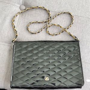 Vintage Black Patent Purse